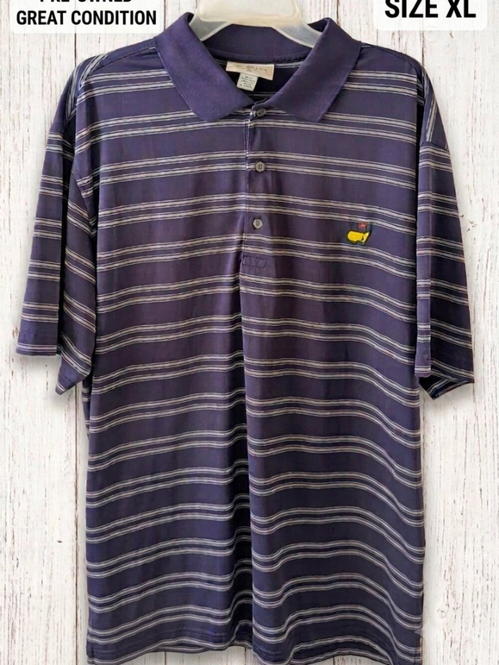 Master's Performance Augusta National Men's Blue XL Polo